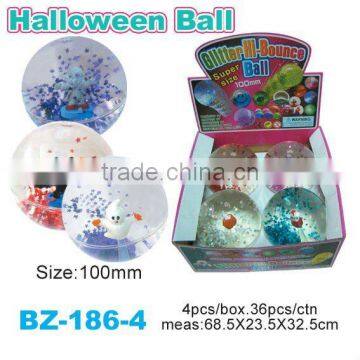 TPU Glitter Bouncing Ball For Halloween