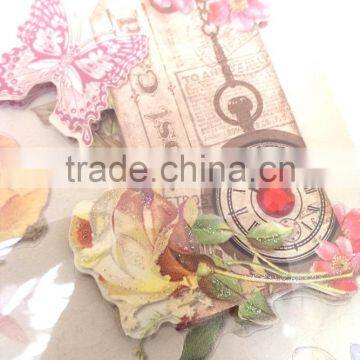 Antique Clock Style Sticker, Hot Sale 3D Decoupage Stickers, Craft Gift Sticker for Decoration photo-4
