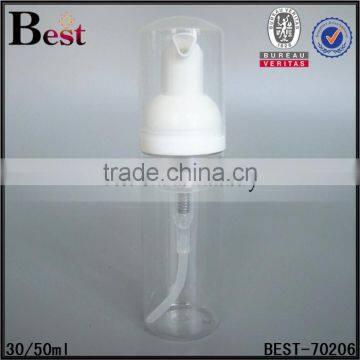2017 Hot Sale Empty 30ml 50ml Plastic Spray Bottle Clear Plastic Spray Bottle White Pump Plastic Bottle Spray Head photo-5