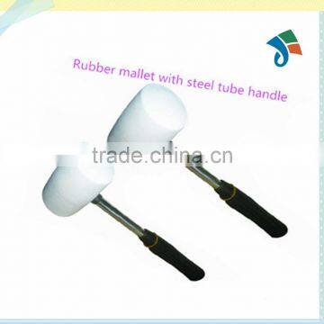 Steel Tube Handle Dead Blow Rubber Hammer Mallet photo-2