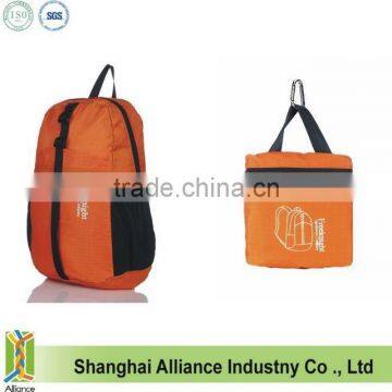 Polyester Foldable Travel Backpack, Orange(CF-211)