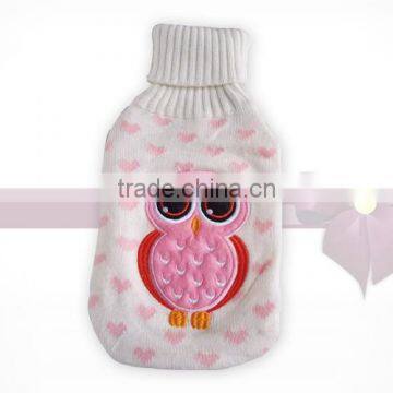 Healthcare Rubber Water Bag/ Soft Cute Hot Water Bag Knit Cover photo-5