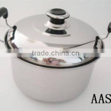 2015 Large stainless steel cooking pot/American style stock pot/high quality soup pot