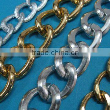 bright electric galvanized welded iron chain with high quality