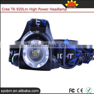 OEM T6 920Lm 3 Mode Led Bike Headlight For Hunting High Power Headlamp photo-3