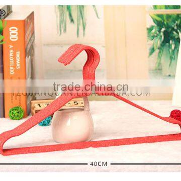 A360 2017 High Quality Clothes Hanger/metal Pvc Coated Laundry Hangerr/Metal PVC Hanger With Curved Shape photo-2