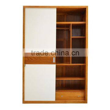 Bed Room Furniture, Armoire Sliding 2 Doors Model Tokyo Teak Wood photo-4