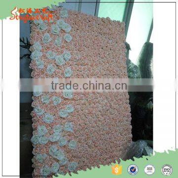 Flower Wall Wedding Backdrop l Silk Flower Wall Decoration for Wedding Decoration photo-2