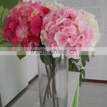 colorful silk wholesale artificial cloth flowers for wedding decoration fake hydrangea flower