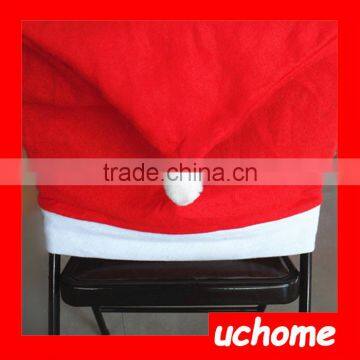 UCHOME Cheap Wholesale Christmas Santa Chair Cover Wholesale Chair Covers Non-Woven Christmas Chair Cover