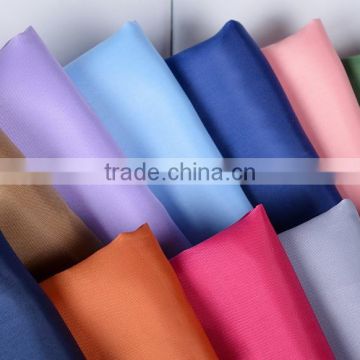 100% polyester 63D 190T polyester taffeta fabric lining fabric more color fabric