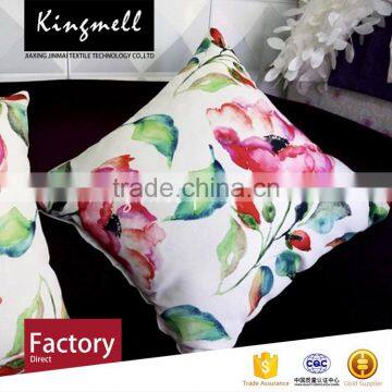 Custom Pastoral Floral Cotton Sofa Cushions in Textile Fabric photo-2