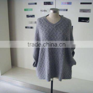 knitted printed sweater