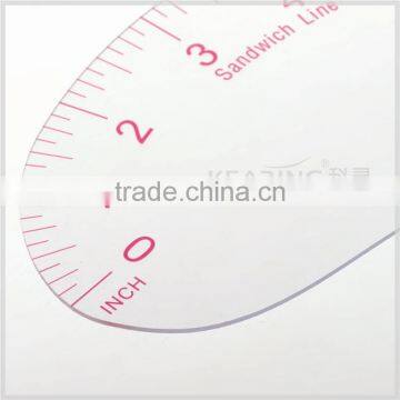 Kearing 24 Inch Flexible Plastic Garment Vary Form Curve Ruler , Sandwich Line Fashion Design Ruler # 6224 photo-4