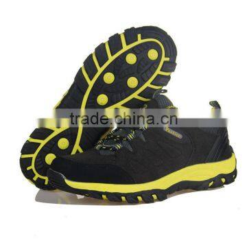 Outdoor climbing shoes anti-skidding to travel or walk for mens, adult climbing boot, outdoor shoe for worker made in jinjiang