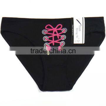 Yun Meng Ni Underwear Cute Bow Printing Briefs Sexy Ladies Panties photo-6