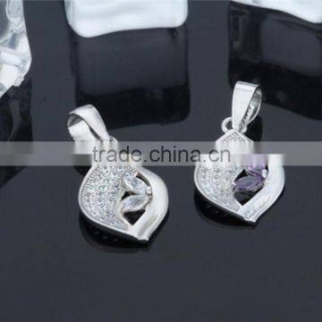 New Fashion 925 Sterling Silver AAA Clear CZ Evil Eye Necklace Pendants photo-2