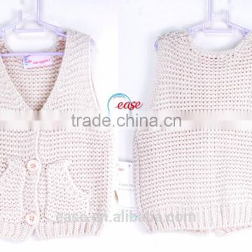 Wholesale China Clothing Fresh Solid Color Cotton New Baby Fancy Sweater