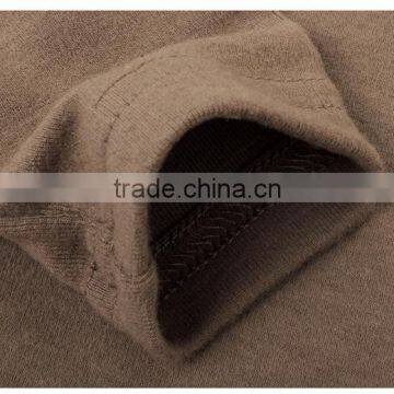 Custom Spring/autumn/winter Fashion Baby Cotton Spandex Lycra Infant Garment Long Sleeve High Collar Baby T-shirt photo-4