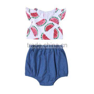 S60667B 2016 Newborn Baby Girl Clothes Cotton Infant Baby Clothing Kids Suit photo-2