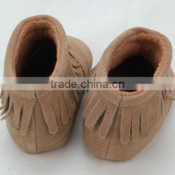 Popular Fringe Warm Handmade Moccasins Baby Boots photo-5