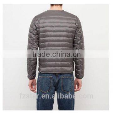 MEN Ultra Light Down Compact V Neck Jacket photo-3
