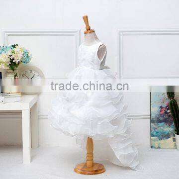 Walson Children Clothes Short Front Long Back Dress Latest Children photo-5