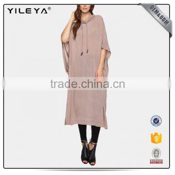 New Arrival Oversized Women Pullover Hoodie With Crochet Detail photo-5