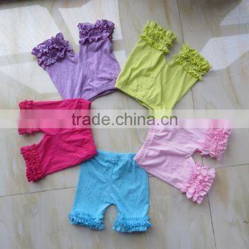 Wholesale Ruffle Pant Girls Shorts Kids Legging Baby Shorts For Kids QL-308