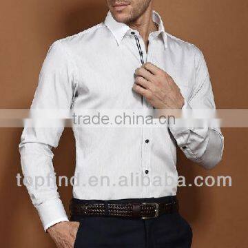 The latest in 2016 fashion fashion collar mans regular fit long sleeve dress shirt