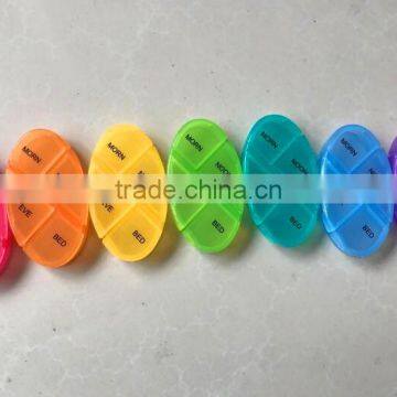 tv Hot Sell Cylindroid 7 Day Rainbow Medicine Dispenser Vitamins Drawer Case photo-6