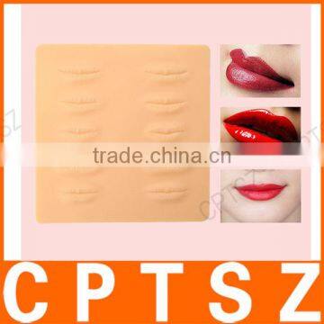 1Pc 3D Silicone Tattoo Practice Skin Permanent Lip Tattoo Makeup Blank Practice Sheet photo-3