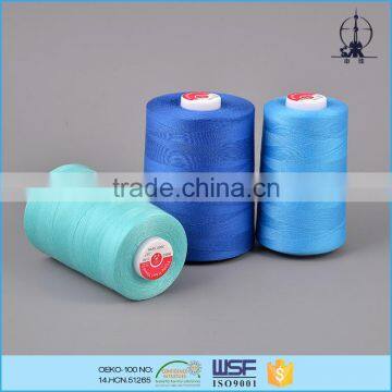 Waterproof Dyed 16s/2 Poly/poly Core Spun Sewing Thread Wholesale photo-6