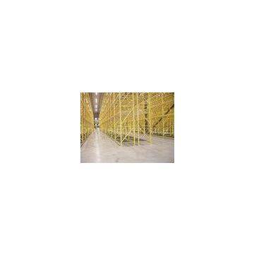 Selective Industrial Pallet Racking with Multiple Levels and Steel Plate, Wood Plate Layer