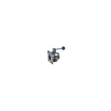 Health-class Flange Threaded Butterfly Valve