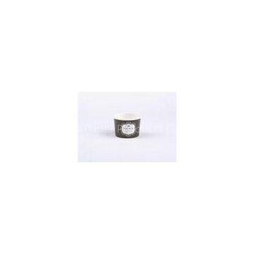 Promotional PE Liner 20oz / 24oz Disposable Paper Bowls With Lid / Spoon