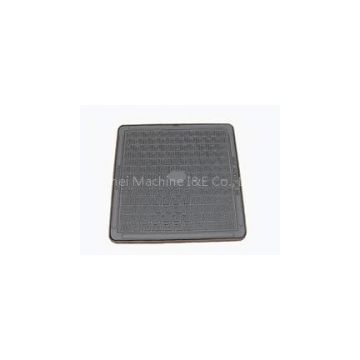 Square sanitary cast iron manhole cover