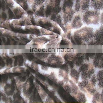 hot sale printed polar fleece fabric with antipill china wholesale