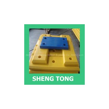 CE certificate Pier impact resistance colored PE fender panel made in China shengtong