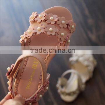 B21386A Korea Girls Super Beauty Stereo Florals Princess Sandals photo-2