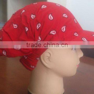Fashion Cotton Printed Custom Elastic Bandana Cap Pattern photo-4