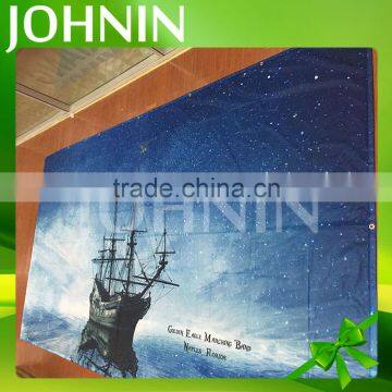 High quality custom size advertising woven poly big digital print flag