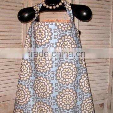 100% Cotton Women Breast Feeding Apron Nursing Poncho Cover up in Active Priniting Pattern photo-4