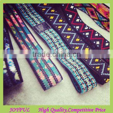 Folk style custom printed headbands