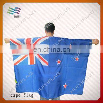 cheap custom fireproof polyester cape flags for new zealand