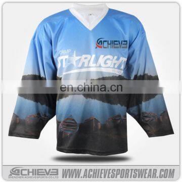 Custom Sublimated Hockey Uniforms Team Traning Hockey Gear Gym Practice Hockey Jerseys Suits photo-6