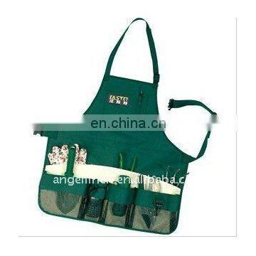 green garden apron with multy pockets