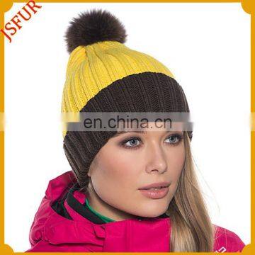 High Quality Pom Pom Cheap Custom Hat Winter Hat Lady Hat