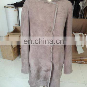 2015 new sexy designer stylish sheep fur leather jackets for ladies
