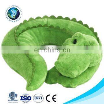 Cheap New Design Plush Pink Pig u Shape Memory Foam Neck Pillow Promotional Kids u Shape Cushion photo-2